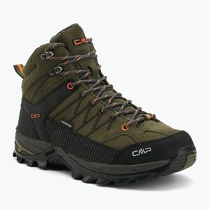 Férfi trekking cipő CMP Rigel Mid Wp olive/flame (Rigel Mid Wp 3Q12947/55ES) kép