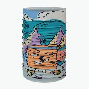 Gyerek multifunkciós csősál BUFF Original Ecostretch teal multi (Original Ecostretch 136641.555.10.00) kép