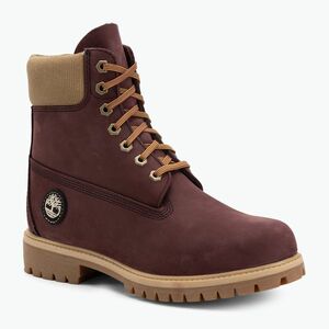 Férfi bakancsok Timberland Premium 6 Inch Lace Up Waterproof burgundy olive (Premium 6 Inch Lace Up Waterproof TB0A2P6WEQ31) kép
