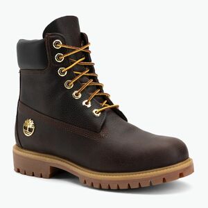 Férfi bakancsok Timberland Premium 6 Inch Lace Up Waterproof dark brown/full grain/black (Premium 6 Inch Lace Up Waterproof TB0A2P6WEXU1) kép