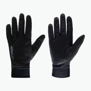 Női kerékpáros kesztyű Rogelli Laval Mid Season LW Windproof black (Laval Mid Season LW Windproof W 010-661) kép
