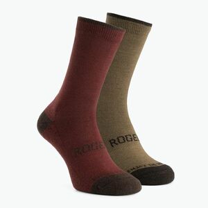 Zoknik Rogelli Wool Wintersocks 2 pár burgundy/brown (Wool Wintersocks RC4510000) kép