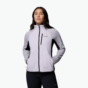 Női hibrid dzseki Columbia Arctic Crest Hybrid Full Zip lavender pearl/black (Arctic Crest Hybrid Full Zip) kép
