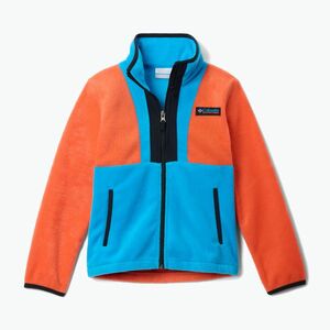 Férfi pulóver Columbia Back Bowl II Full Zip zing/compass blue/black (Back Bowl II Full Zip 2087801864) kép
