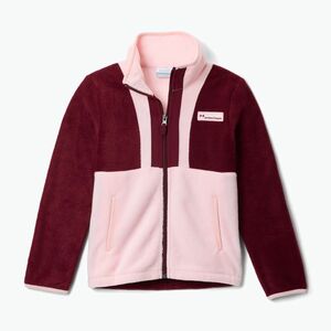 Férfi polárdzseki Columbia Back Bowl II Full Zip rich wine/satin pink (Back Bowl II Full Zip 2087801624) kép