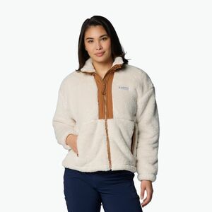 Női polárdzseki Columbia Boundless Discovery Sherpa Full Zip II chalk/camel brown (Boundless Discovery Sherpa Full Zip II 2085682191) kép