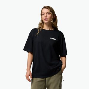 Női túrapóló Columbia Rolling Bend Graphic Oversized Tee black/mountainview (Rolling Bend Graphic Oversized Tee 2120031012) kép