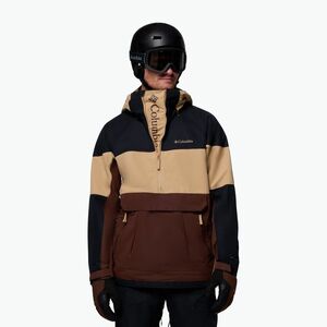 Férfi snowboarddzseki Columbia Coreshot Shell Anorak tobacco/canoe/black (Coreshot Shell Anorak 2133991) kép
