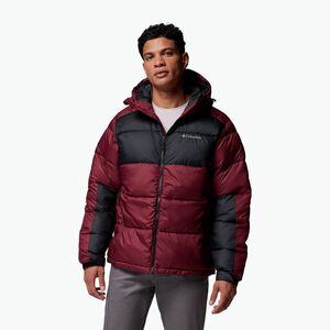 Férfi bélelt dzseki Columbia Pike Lake II Hooded rich wine/black (Pike Lake II Hooded 2050931624) kép