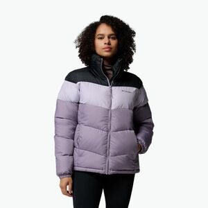 Női bélelt dzseki Columbia Puffect II Colorblock shale purple/lavender pearl/black (Puffect II Colorblock 2088481554) kép