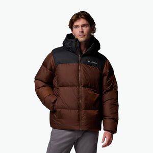 Férfi bélelt kapucnis dzseki Columbia Puffect II Hooded tobacco/black (Puffect II Hooded 2086851256) kép