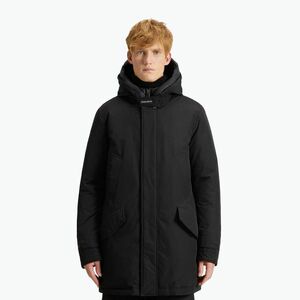 Férfi Woolrich Polar magas nyakú dzseki fekete (Polar High Collar CFWOOU0487MRUT0001) kép