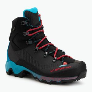 Női túrabakancs La Sportiva Aequilibrium Trek GTX carbon/malibu blue (Aequilibrium Trek GTX ZFHS140G00B02) kép