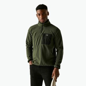 Férfi polárpulóver REGATTA Frankie Half Zip dark khaki (Frankie Half Zip RMA604-41C) kép
