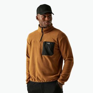 Férfi polár pulóver REGATTA Frankie Half Zip brown (Frankie Half Zip RMA604-ZXK) kép