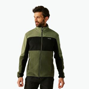 Férfi polárpulóver REGATTA Ormont oil green/black/olive night (Ormont RMA674-ZP7) kép
