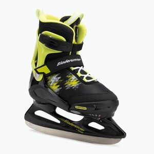 Gyerek jégkorcsolya Bladerunner Micro Ice black/lime (Micro Ice 87I0G15108 NG01) kép