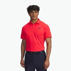 Férfi Under Armour póló Tee To Green Pique Polo versenyző piros/fekete (Tee To Green Pique Polo 1390123-713) kép