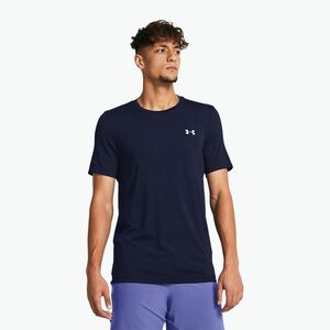 Férfi edzőpóló Under Armour Vanish Seamless midnight navy/mod gray (Vanish Seamless 1382801-410) kép