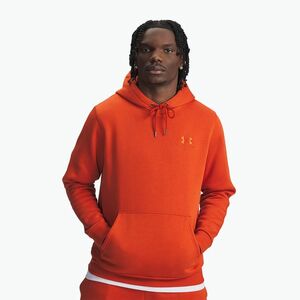 Férfi kapucnis pulóver Under Armour Essential Fleece Hoodie surplus orange/surplus orange (Essential Fleece Hoodie 1373880-842) kép