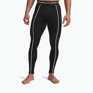 Férfi leggings Under Armour Cold Weather Grid black/white/white (Cold Weather Grid 6007128-001) kép