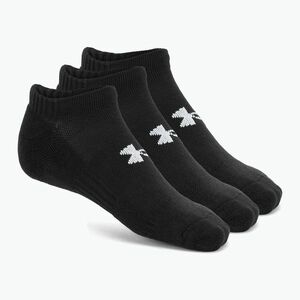 Under Armour Training Cotton No Show zokni 3 pár fekete/fekete/fehér (Training Cotton No Show 1386313-001) kép
