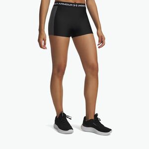 Női edző rövidnadrág Under Armour HeatGear Rib Shorty black/castlerock/white (HeatGear Rib Shorty 6004852-001) kép