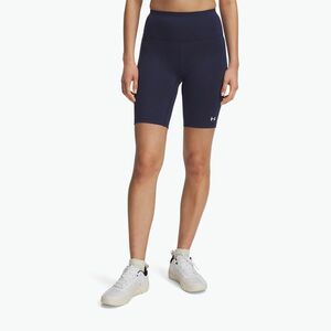 Női edzőshort Under Armour Motion Bike EMEA mosott tengerészkék/fehér (Motion Bike EMEA 1388646-403) kép