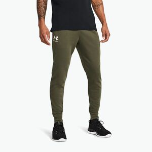 Férfi Under Armour Rival Terry Jogger nadrág marine green/onyx white színben (Rival Terry Jogger 1380843-390) kép