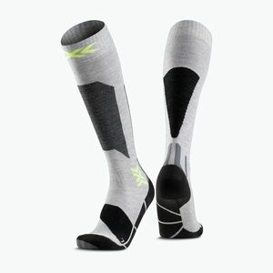 Sí zokni X-Socks Ski Discover Otc rhino grey/canary (Ski Discover Otc XS-WYDDW24U-G741) kép
