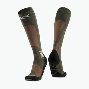 Sí zokni X-Socks Ski Discover Merino Otc sand/dark sand (Ski Discover Merino Otc XS-WYDMW24U-M101) kép