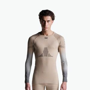 Férfi thermoaktív hosszú ujjú póló X-Bionic Invent Fx Shirt sand/light grey/grey (Invent Fx Shirt INYTBYW24M) kép