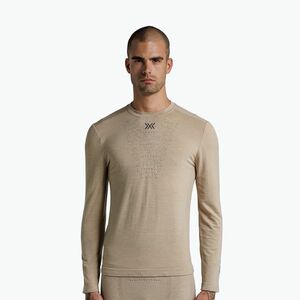 Férfi termoaktív hosszú ujjú felső X-Bionic Mightywool sand (Mightywool VTW106W25) kép
