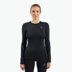 Női thermo hosszú ujjú felső ODLO Fundamentals Active Warm Bl Top Crew Neck black (Fundamentals Active Warm Bl Top Crew Neck LS 141251/15000) kép