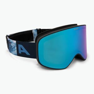 Síszemüveg Alpina Slope Q-Lite black/blue matt/blue (Slope Q-Lite A7293883) kép