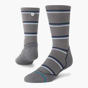 Zokni Stance Multistripe Run Ribbed Crew dark grey (Multistripe Run Ribbed Crew A448D25MUL-DAG) kép