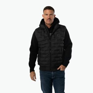 Férfi mellény Pitbull Fisk Quilted Hooded black (Fisk Quilted Hooded 545009900001) kép