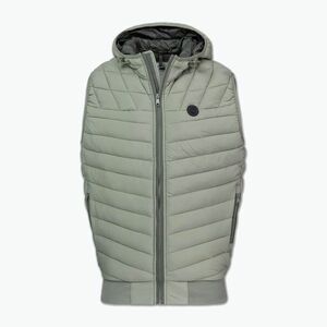 Férfi mellény Pitbull Naylor Padded Hooded dusty salvia (Naylor Padded Hooded 545008361004) kép
