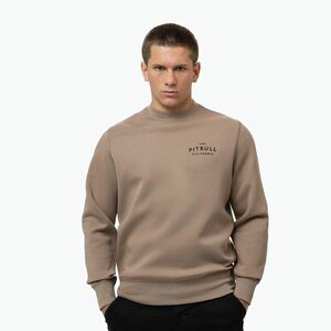 Férfi pulóver Pitbull Sampson Crewneck Sweatshirt pale sand (Sampson Crewneck Sweatshirt 115041260001) kép