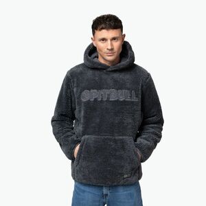 Férfi pulóver Pitbull Aragon Hooded graphite (Aragona Hooded 123011170001) kép