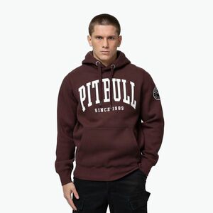 Férfi kapucnis pulóver Pitbull Norton Hooded dark burgundy (Norton Hooded 125081470001) kép