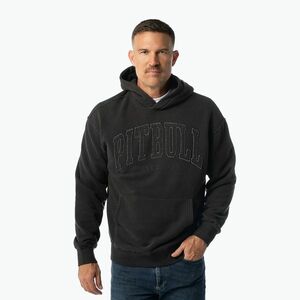 Férfi kapucnis pulóver Pitbull Orlando Hooded washed dark graphite (Orlando Hooded 125089181001) kép