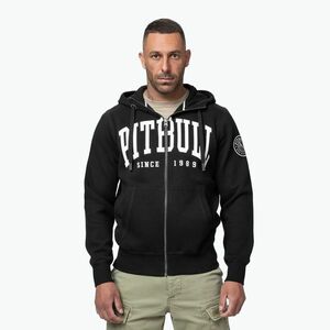 Férfi cipzáras kapucnis pulóver Pitbull Norton Hooded Zip black (Norton Hooded Zip 135080900004) kép