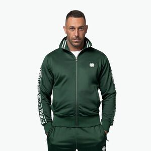 Férfi melegítőfelső Pitbull Trackjacket Tape Logo Terry Group bottle green (Trackjacket Tape Logo Terry Group 142303371004) kép