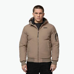 Férfi téli dzseki Pitbull Balboa 2 Hooded dark sand (Balboa 2 Hooded 529109270001) kép