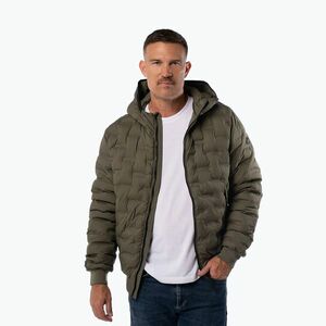 Férfi télikabát Pitbull Fisk Quilted Hooded olive (Fisk Quilted Hooded 525038360001) kép