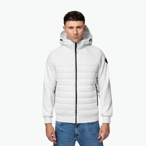 Férfi dzseki Pitbull Palomar Padded Hooded Hybrid white (Palomar Padded Hooded Hybrid 525035000102) kép