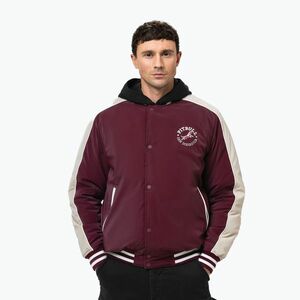 Férfi dzseki Pitbull Manolito Baseball burgundy (Manolito Baseball 525034460001) kép
