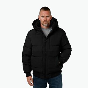 Férfi télikabát Pitbull Patton Quilted Hooded black (Patton Quilted Hooded 524043900002) kép