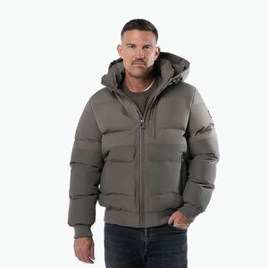 Férfi télikabát Pitbull Patton Quilted Hooded taupe (Patton Quilted Hooded 524043870001) kép